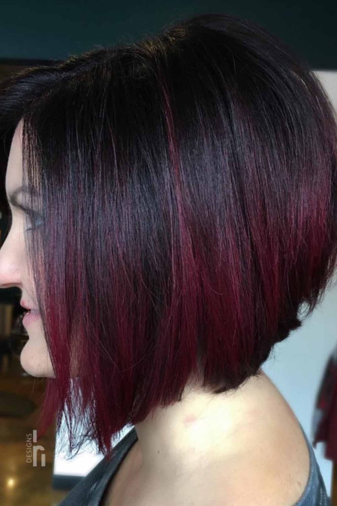 Inverted Stacked Bob