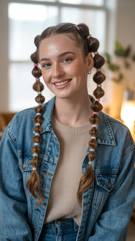 bubble braids