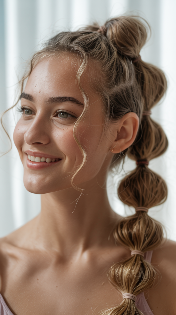 bubble ponytail