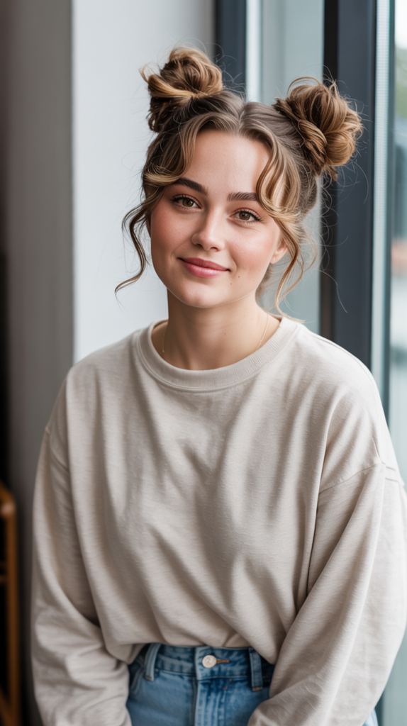 double space bun