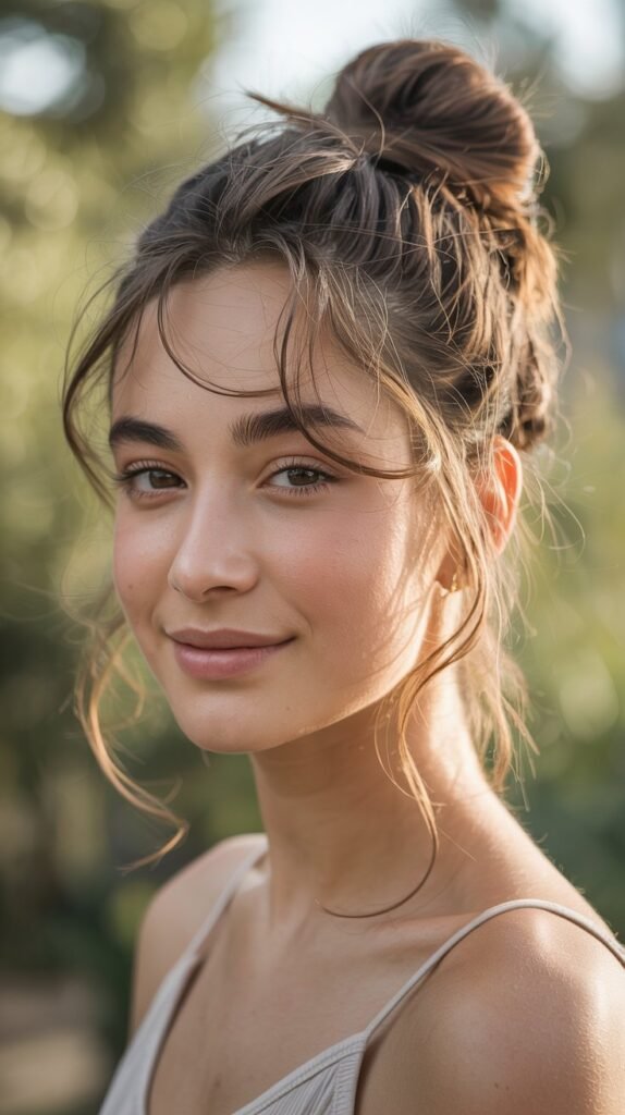messy bun 3