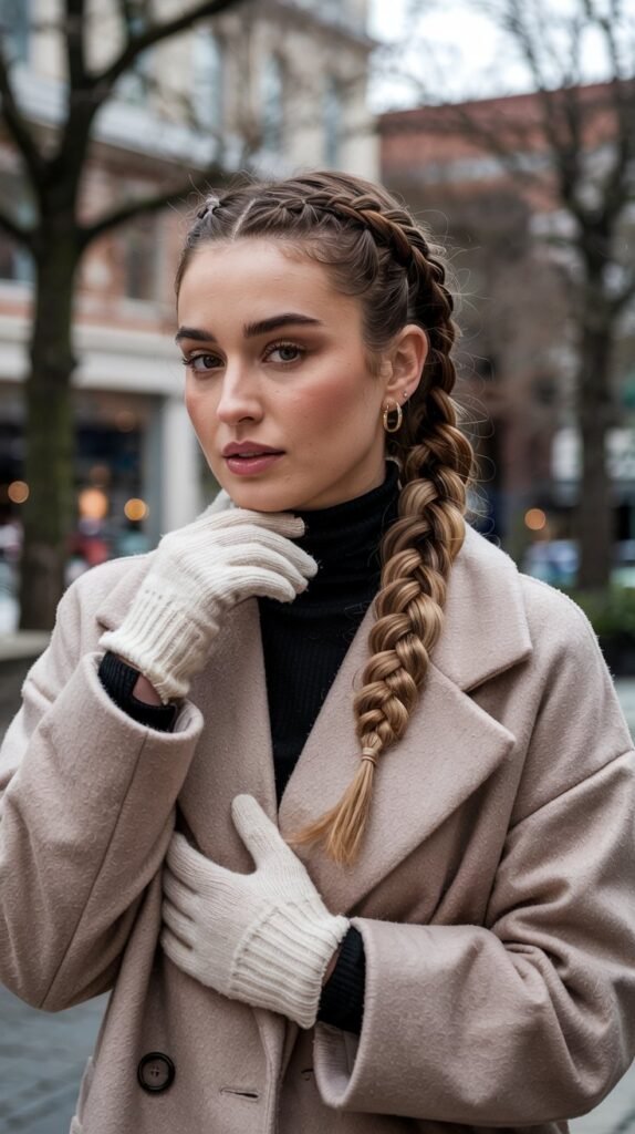 rope braid ponytail