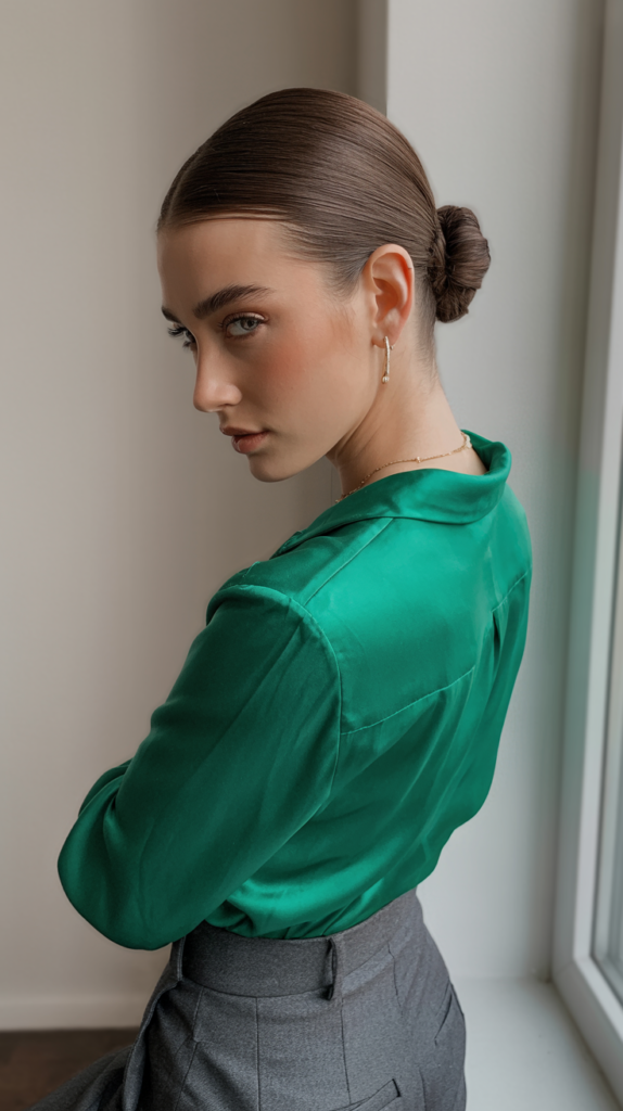 slick back bun 1