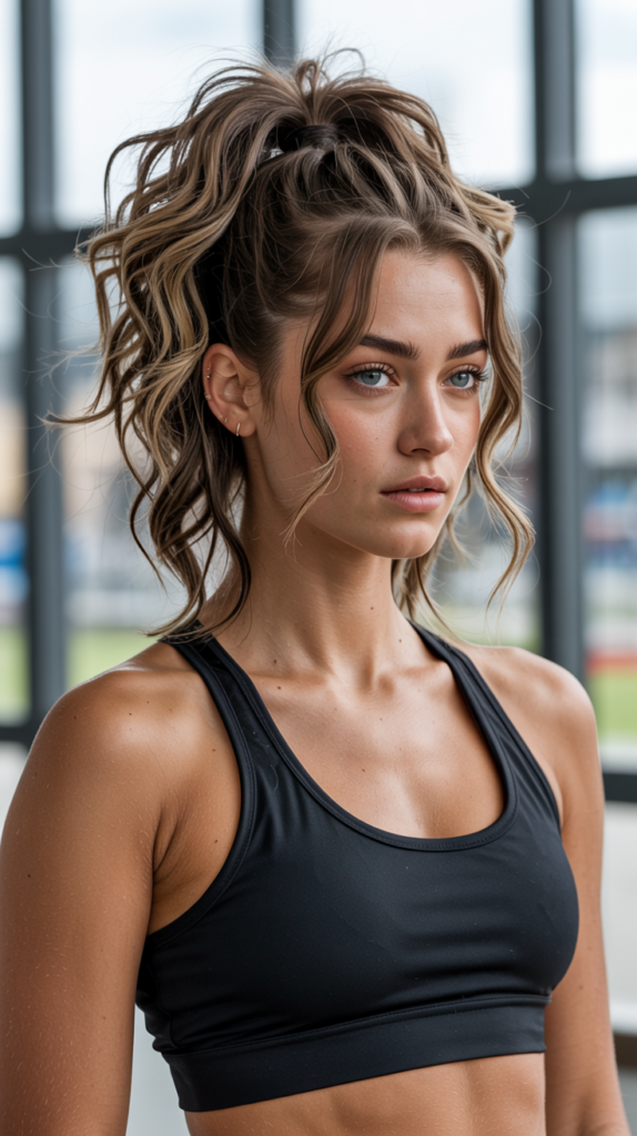 Aesthetic Young Woman With Messy High Po QLJ1y45sRA27kJABLey7hg 2 84vNJkS UXnSkG3 RcIA 574x1024